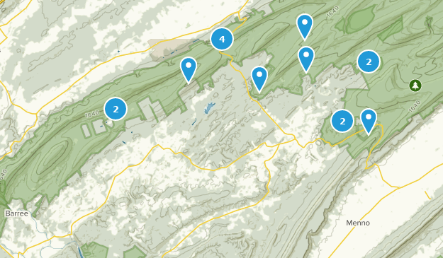 Petersburg, Pennsylvanie Map