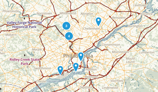 Philadelphia, Pennsylvania Map