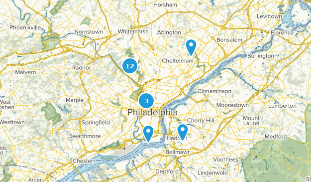 Filadelfia, Pensilvania Map