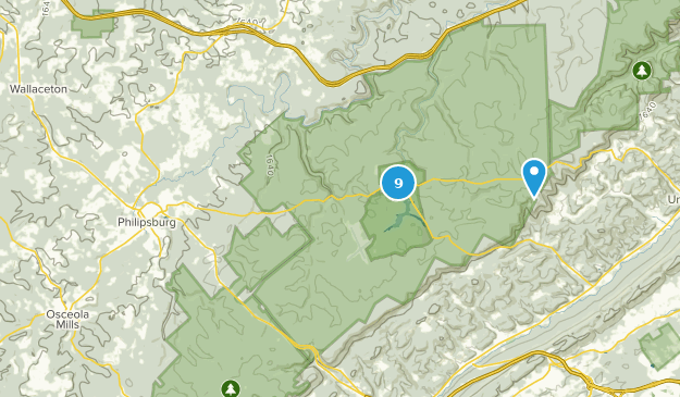 Philipsburg, Pennsylvanie Map