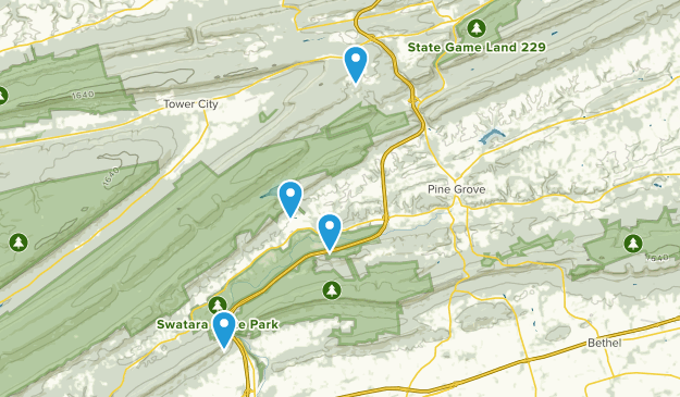 Pine Grove, Pennsylvania Map