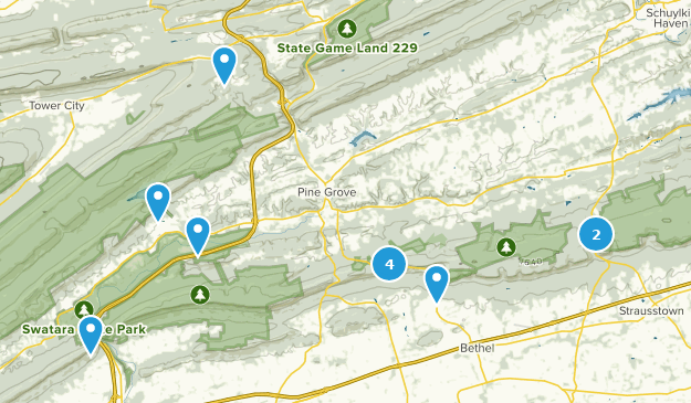 Pine Grove, Pennsylvania Map