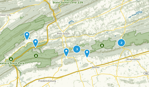 Pine Grove, Pennsylvania Map