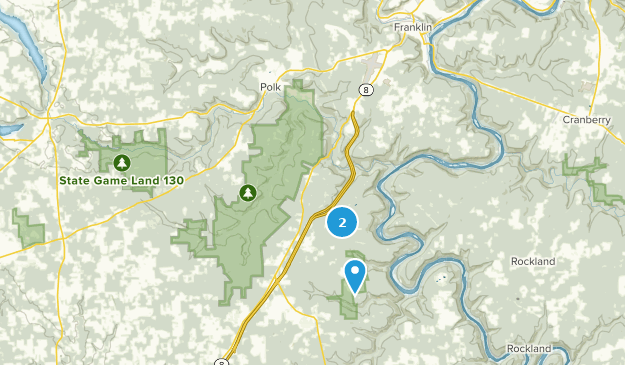 Polk, Pennsylvanie Map