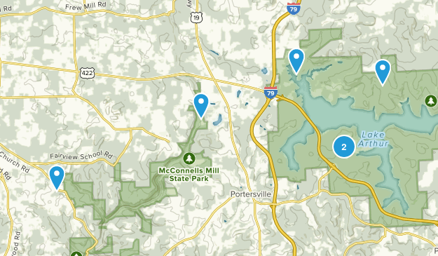 Portersville, Pennsylvania Map