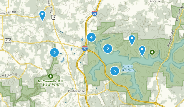 Portersville, Pennsylvania Map
