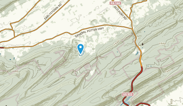 Potter, Pennsylvania Map