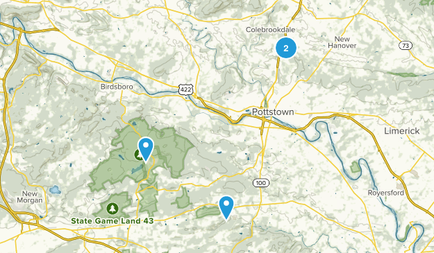 Pottstown, Pennsylvania Map