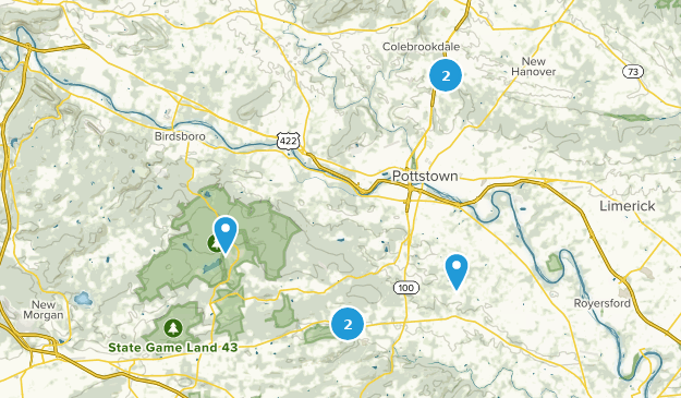 Pottstown, Pennsylvania Map