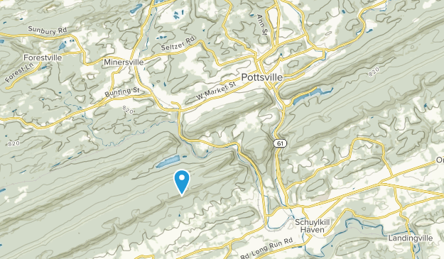 Pottsville, Pennsylvania Map