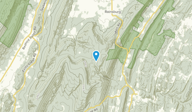 Rainsburg, Pennsylvania Map