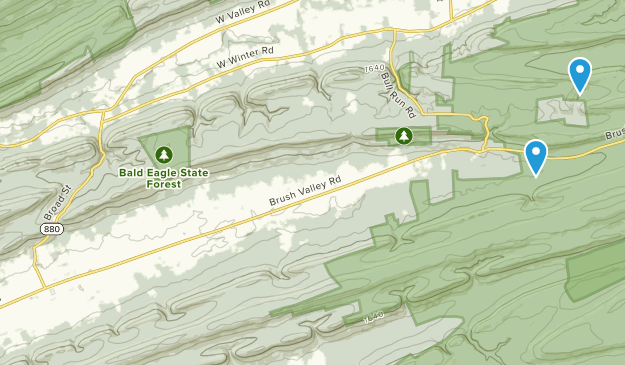Rebersburg, Pennsylvania Map