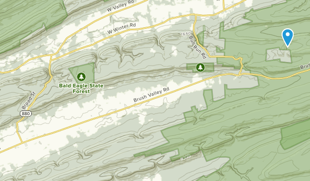 Rebersburg, Pennsylvanie Map