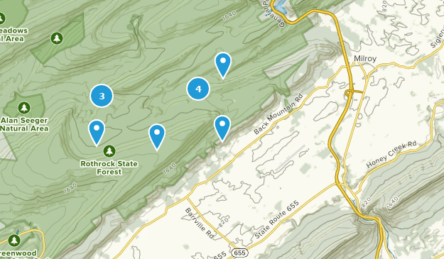 Reedsville, Pennsylvanie Map