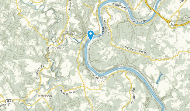 Rices Landing, Pennsylvania Map