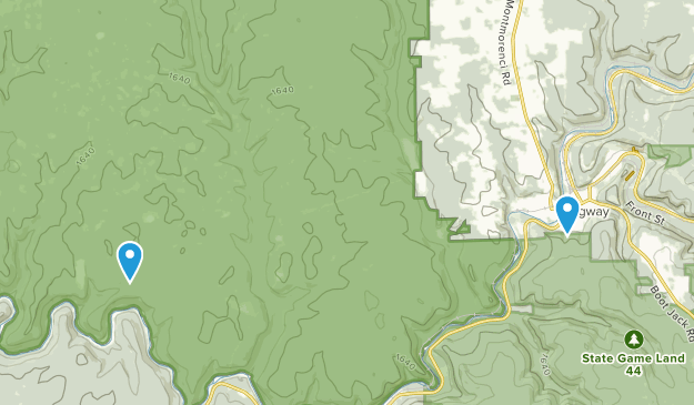 Ridgway, Pennsylvania Map