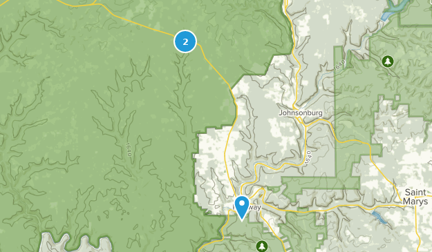 Ridgway, Pennsylvanie Map