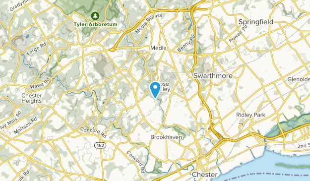 Rose Valley, Pennsylvania Map
