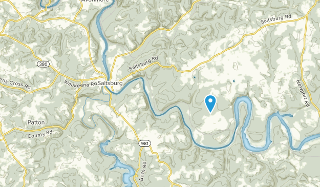 Saltsburg, Pensilvania Map