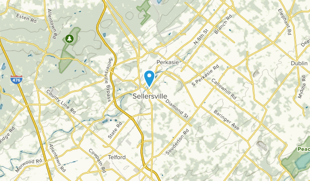 Sellersville, Pennsylvania Map