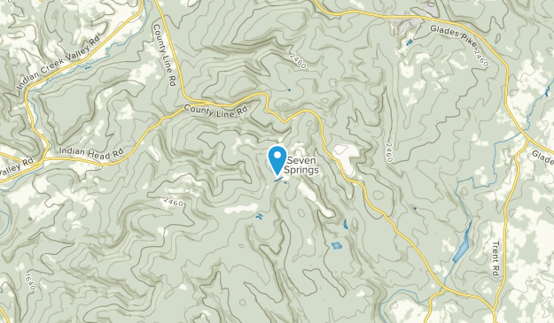Seven Springs, Pennsylvania Map