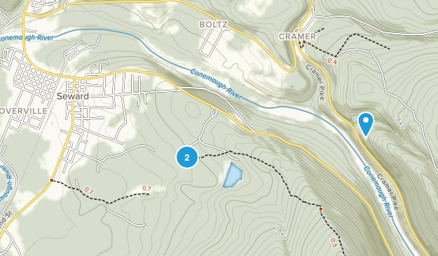 Seward, Pennsylvania Map
