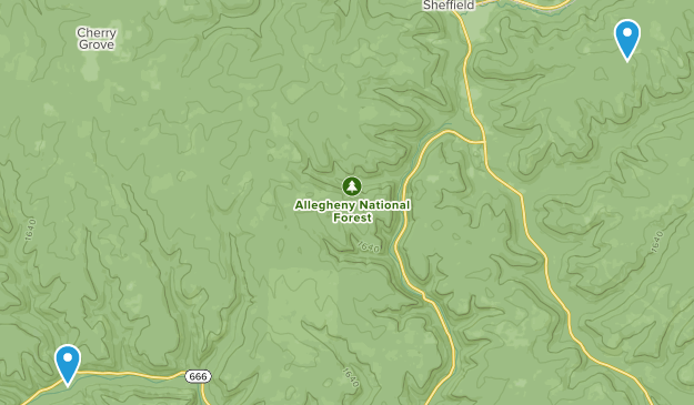 Sheffield, Pennsylvania Map