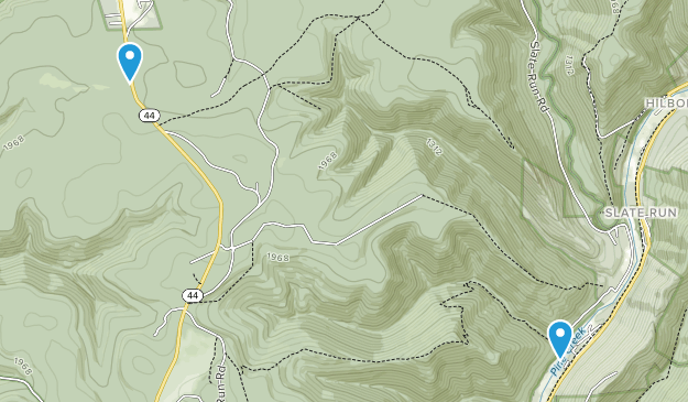 Slate Run, Pennsylvania Map