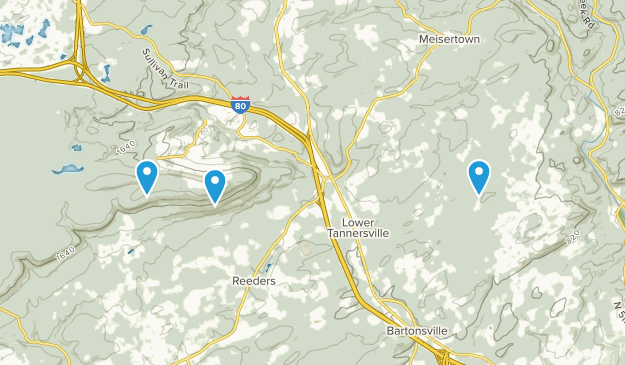 Tannersville, Pennsylvania Map