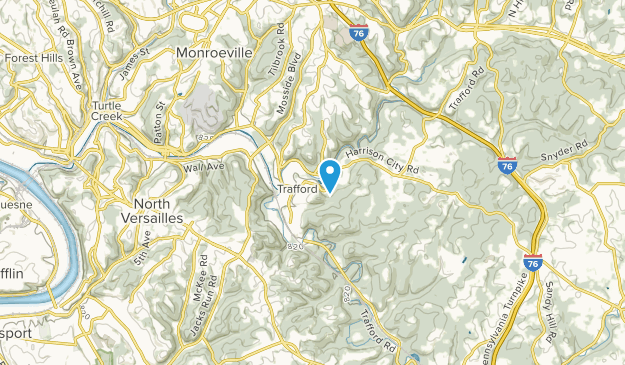 Trafford, Pennsylvanie Map
