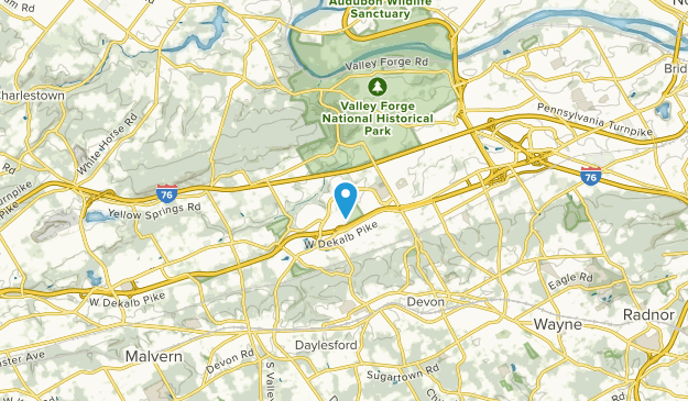 Tredyffrin Twp, Pennsylvania Map