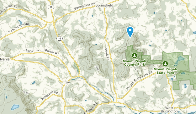 Troy, Pennsylvania Map