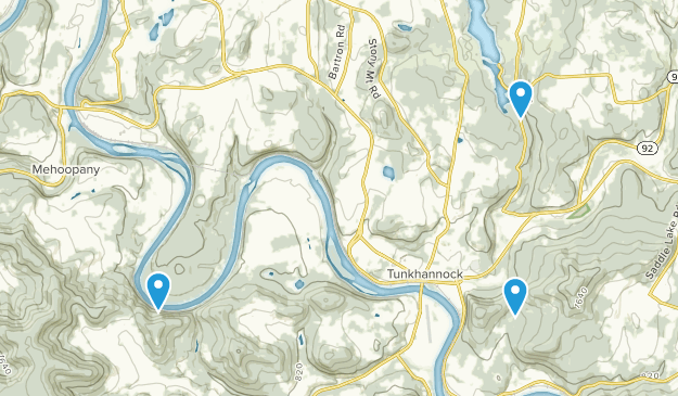 Tunkhannock, Pennsylvania Map