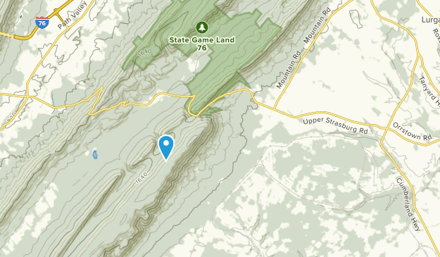 Upperstrasburg, Pennsylvanie Map