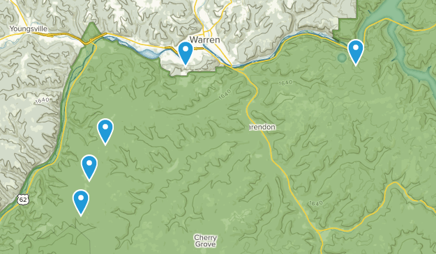 Warren, Pennsylvania Map