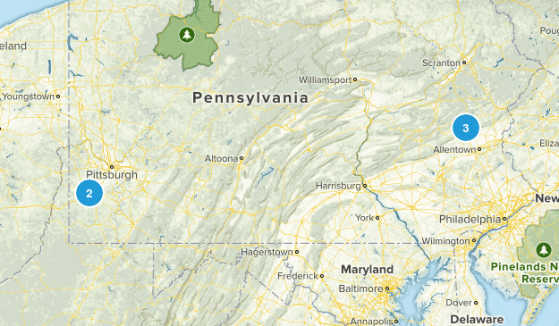 Washington, Pennsylvania Map