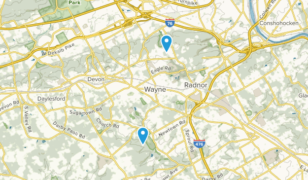 Wayne, Pennsylvania Map