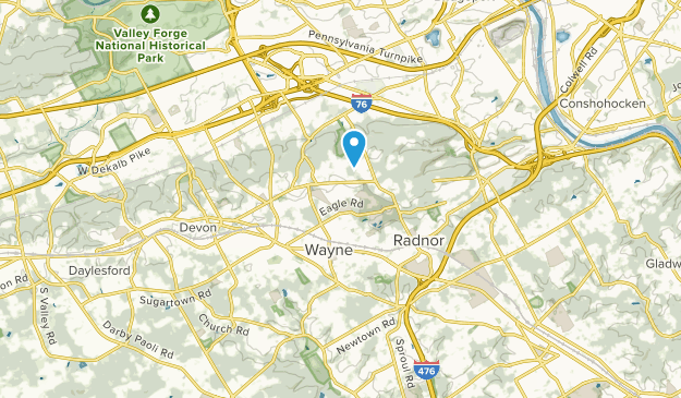 Wayne, Pennsylvanie Map