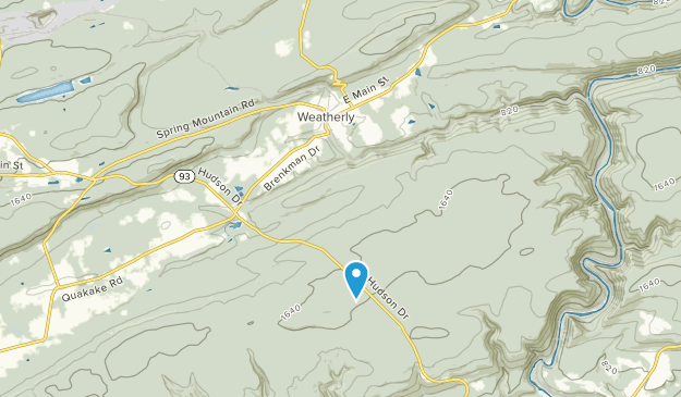 Weatherly, Pennsylvania Map