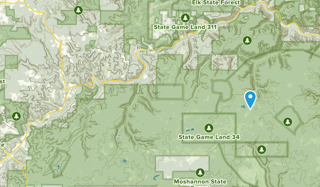 Weedville, Pennsylvanie Map