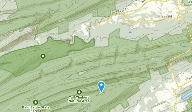 Weikert, Pennsylvania Map