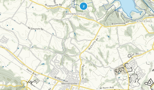 Wernersville, Pennsylvanie Map