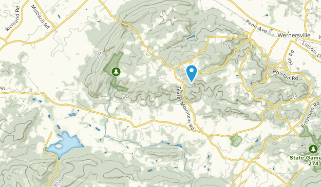 West Cocalico, Pennsylvania Map