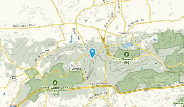 West Cornwall, Pennsylvania Map