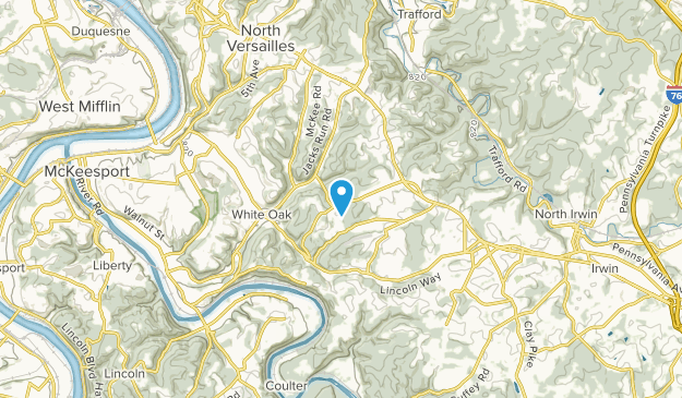 White Oak, Pennsylvania Map