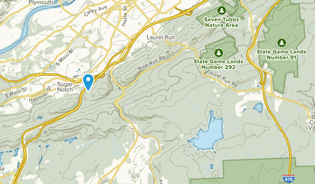 Wilkes-Barre, Pennsylvania Map