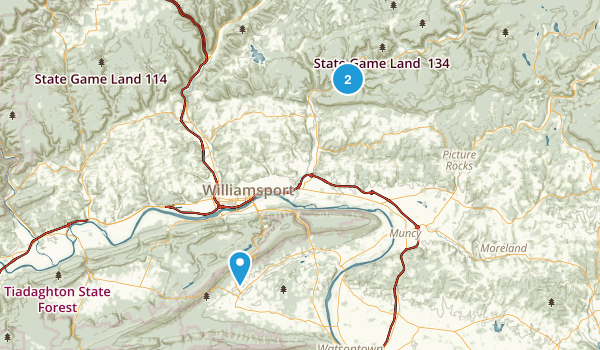 Williamsport, Pennsylvania Map