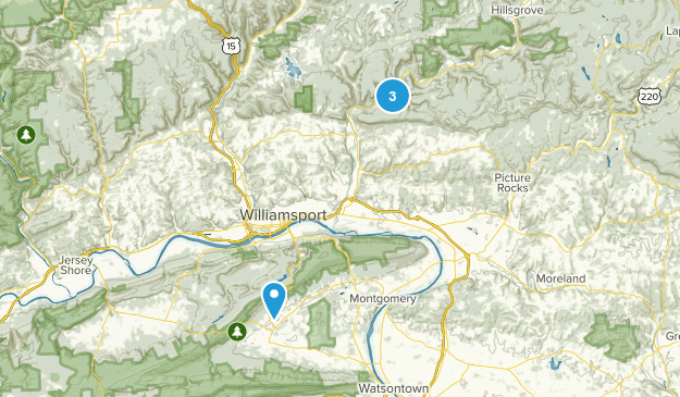 Williamsport, Pennsylvania Map