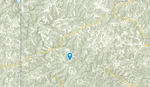 Wind Ridge, Pennsylvania Map