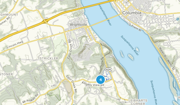 Wrightsville, Pennsylvania Map
